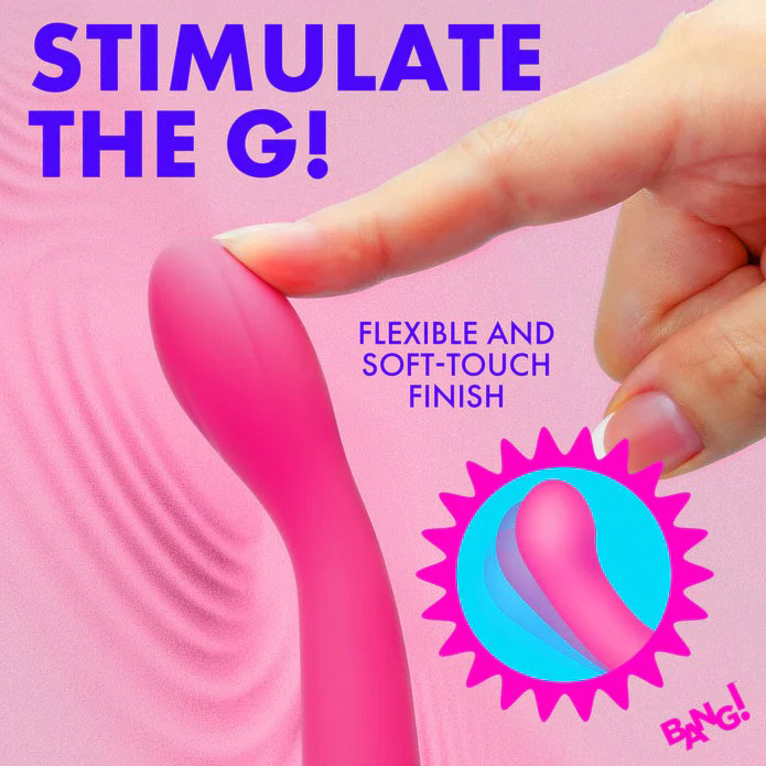 G-Spot Flexible Silicone Vibrator by XR Brands from LoveMart Co.