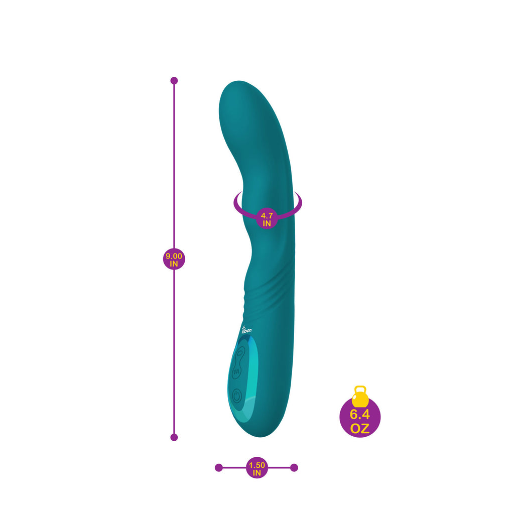 Swagger Wriggling G-Spot Vibe - Ocean by Viben from LoveMart Co.