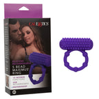 Silicone Rechargeable 5 Bead Maximus Ring by CalExotics from LoveMart Co.
