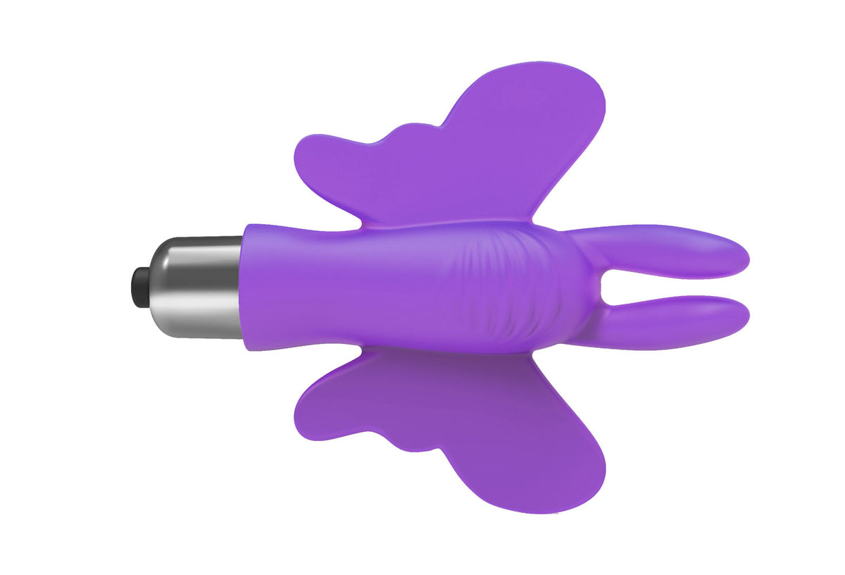 The 9's Flirt Finger Butterfly Finger Vibrator by Icon Brands from LoveMart Co.