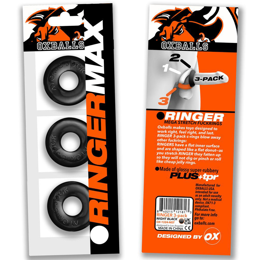Ringer Max 3-Pack by Oxballs from LoveMart Co.