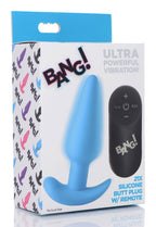 21x Silicone Butt Plug With Remote by XR Brands from LoveMart Co.