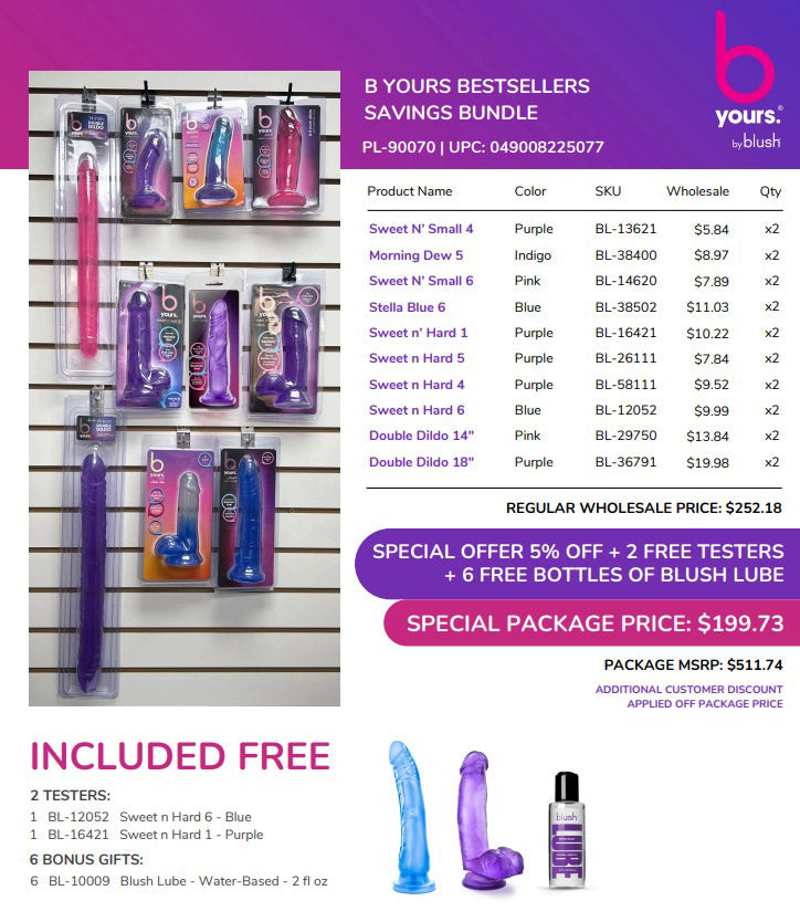 B Yours Bestsellers Bundle by Blush from LoveMart Co.