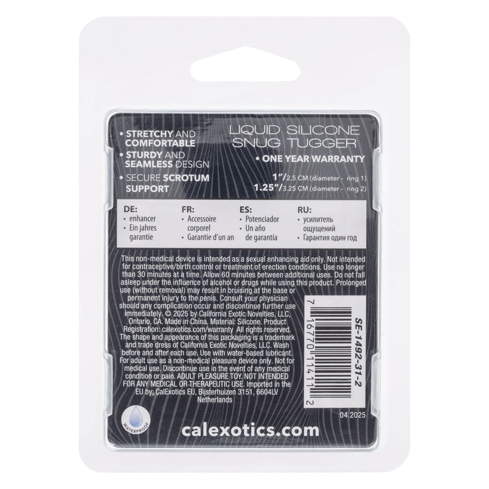 Alpha Liquid Silicone Snug Tugger by CalExotics from LoveMart Co.