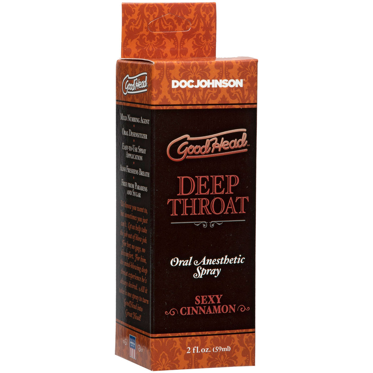 Good Head Deep Throat Spray - Sexy Cinnamon by Doc Johnson from LoveMart Co.