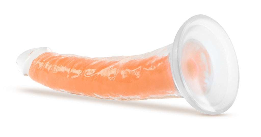 Neo Elite Glow in the Dark Lavo 7" Silicone Dual Density Dildo Neon by Blush from LoveMart Co.
