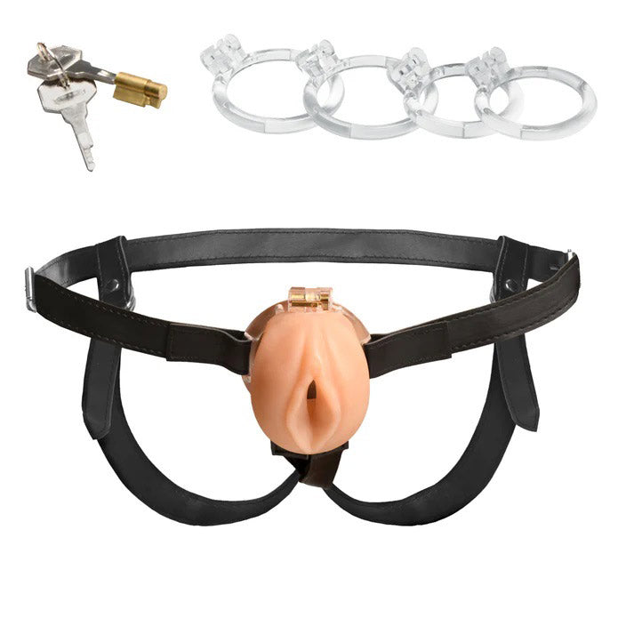 Pussy Chastity Cage - Light by XR Brands from LoveMart Co.