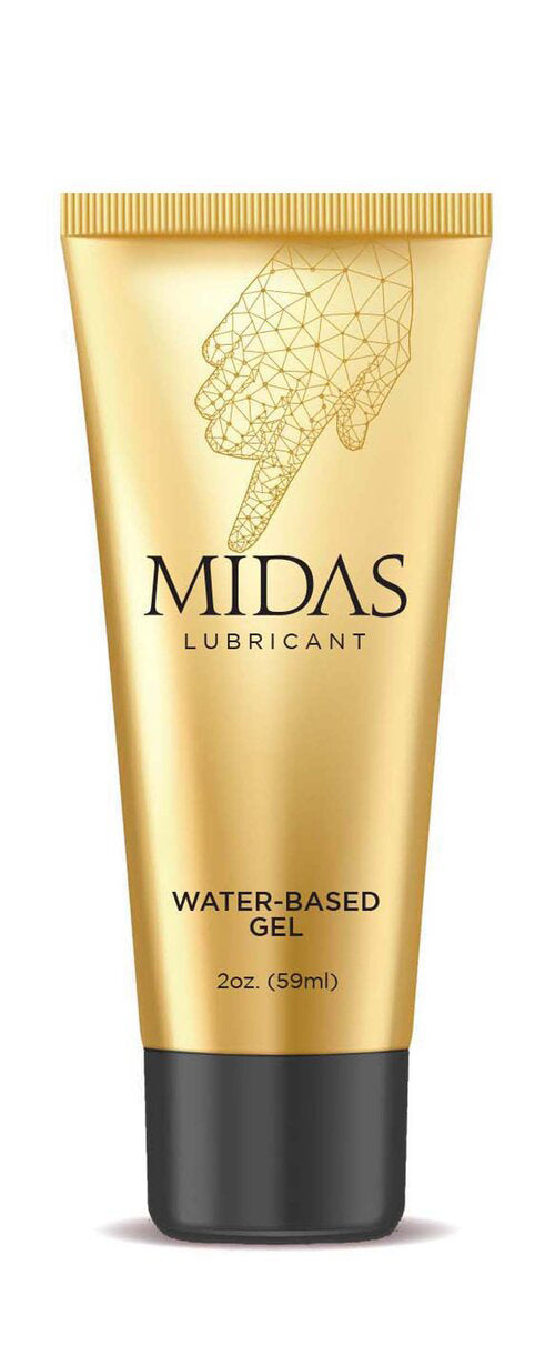 Midas Lubricant - Water-Based Gel - 2 Fl. Oz. by Little Genie from LoveMart Co.