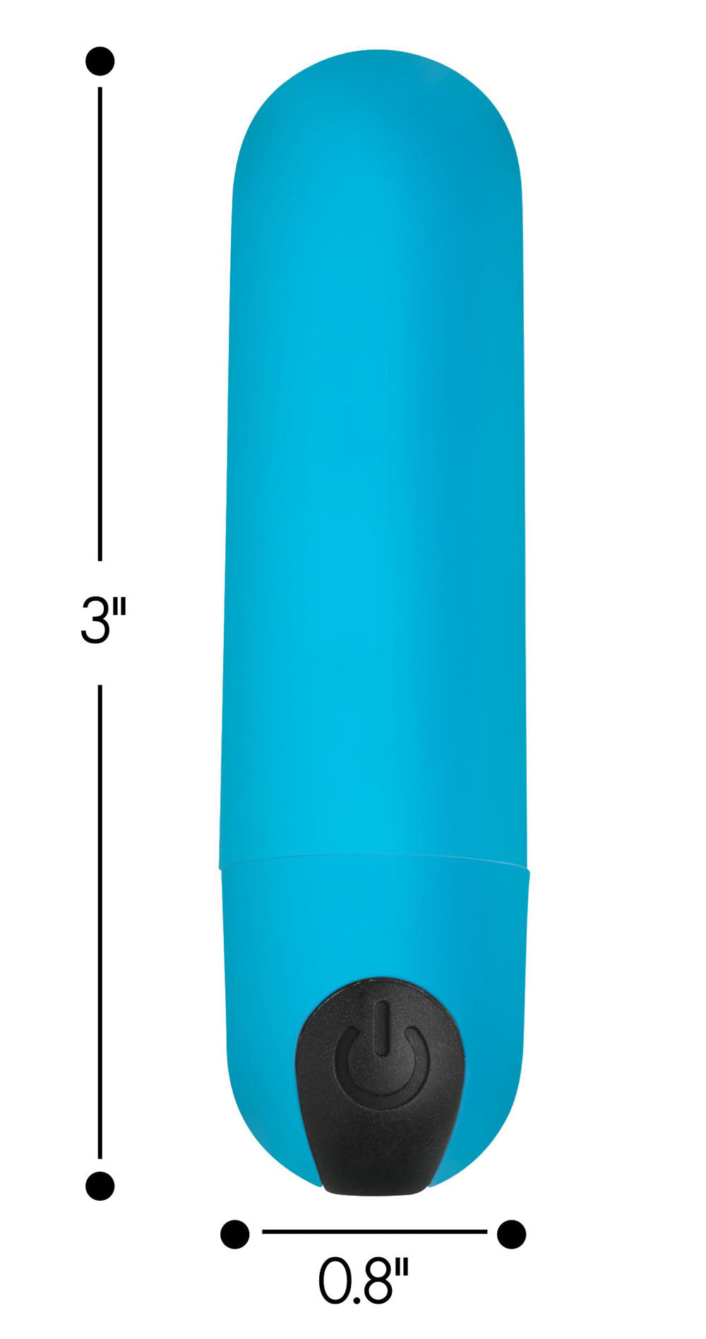 Bang Vibrating Bullet With Remote Control - Blue by XR Brands from LoveMart Co.