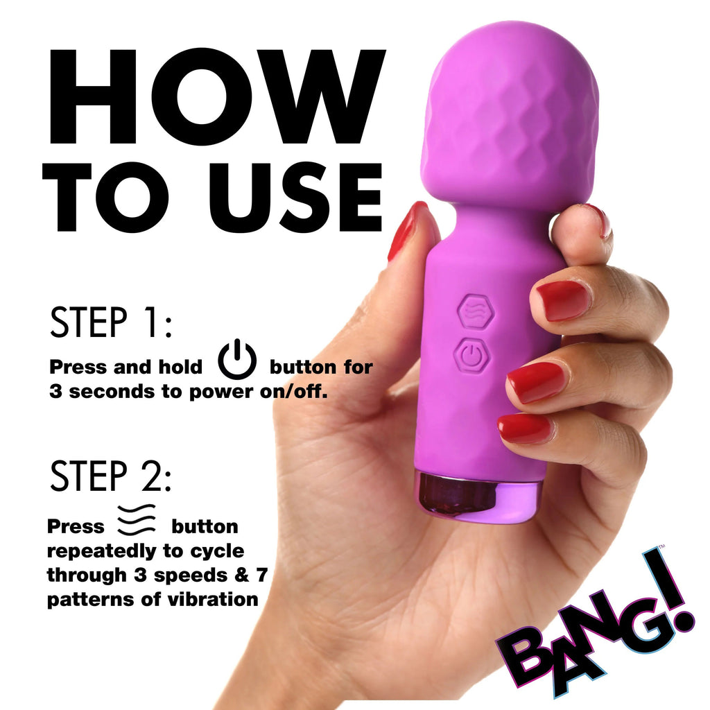 10x Mini Silicone Wand by XR Brands from LoveMart Co.
