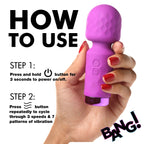 10x Mini Silicone Wand by XR Brands from LoveMart Co.