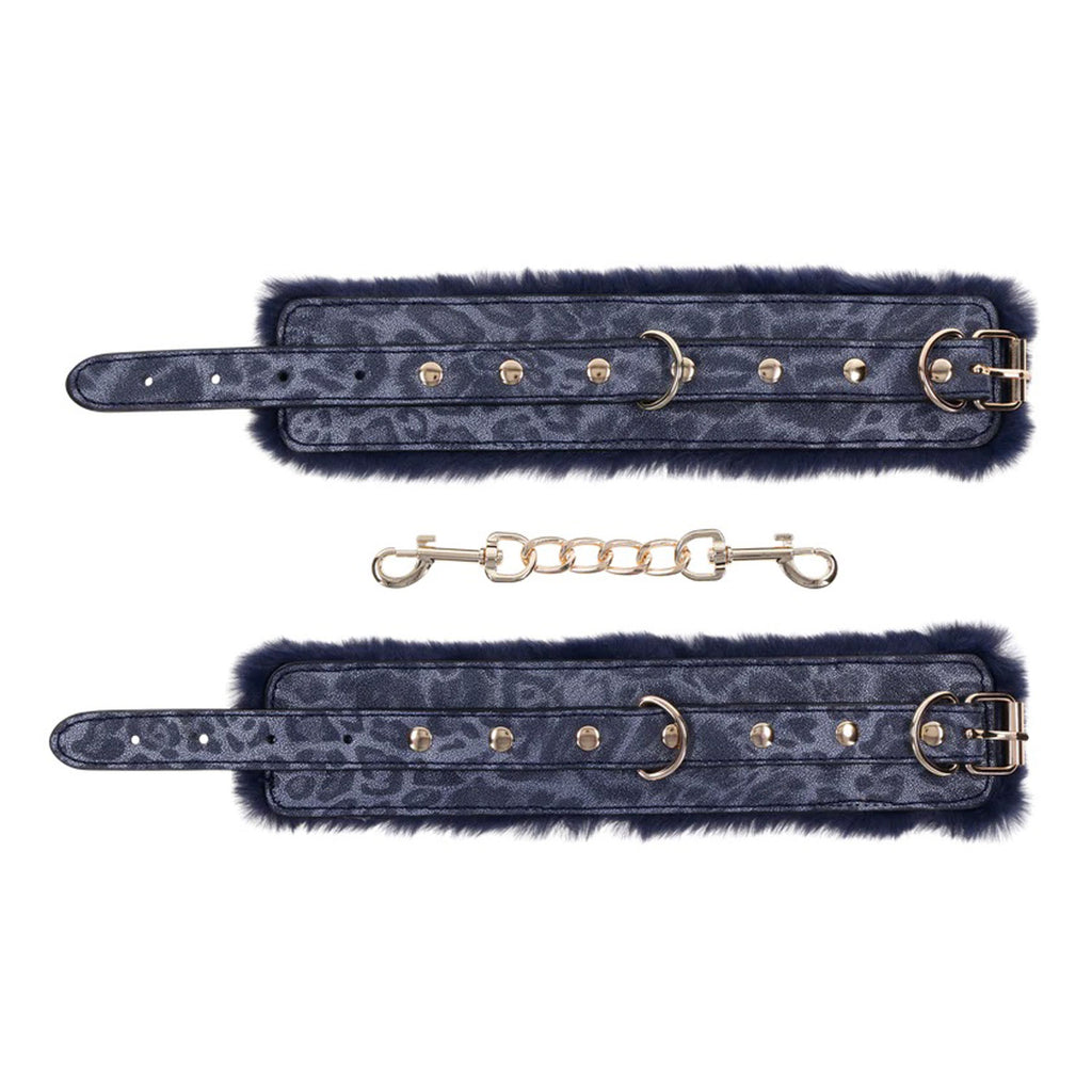 Cougar Fur Handcuffs by Sportsheets from LoveMart Co.