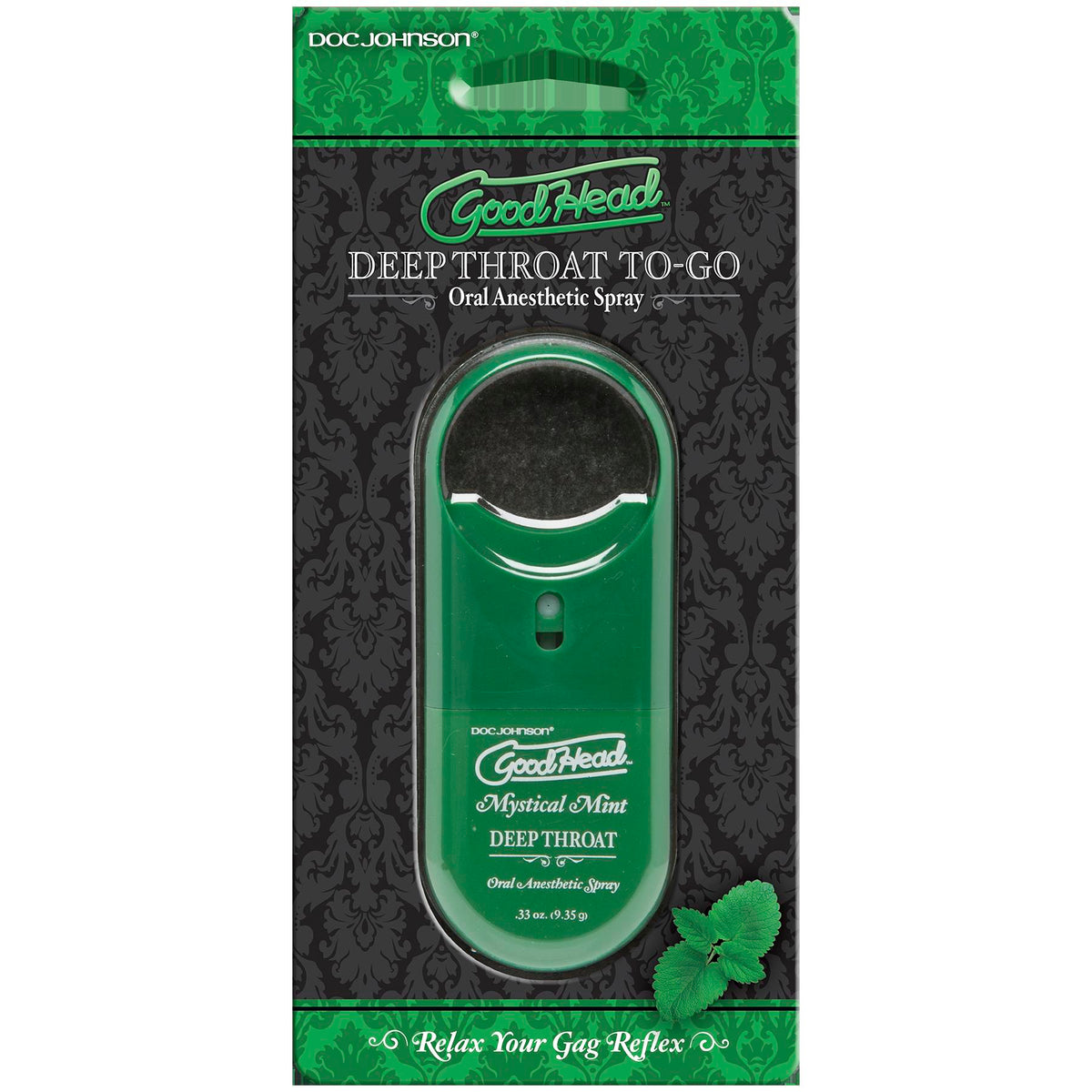 Good Head to Go Deep Throat Spray - Mystical Mint by Doc Johnson from LoveMart Co.