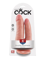 King Cock Double Penetrator - Flesh by Pipedream from LoveMart Co.
