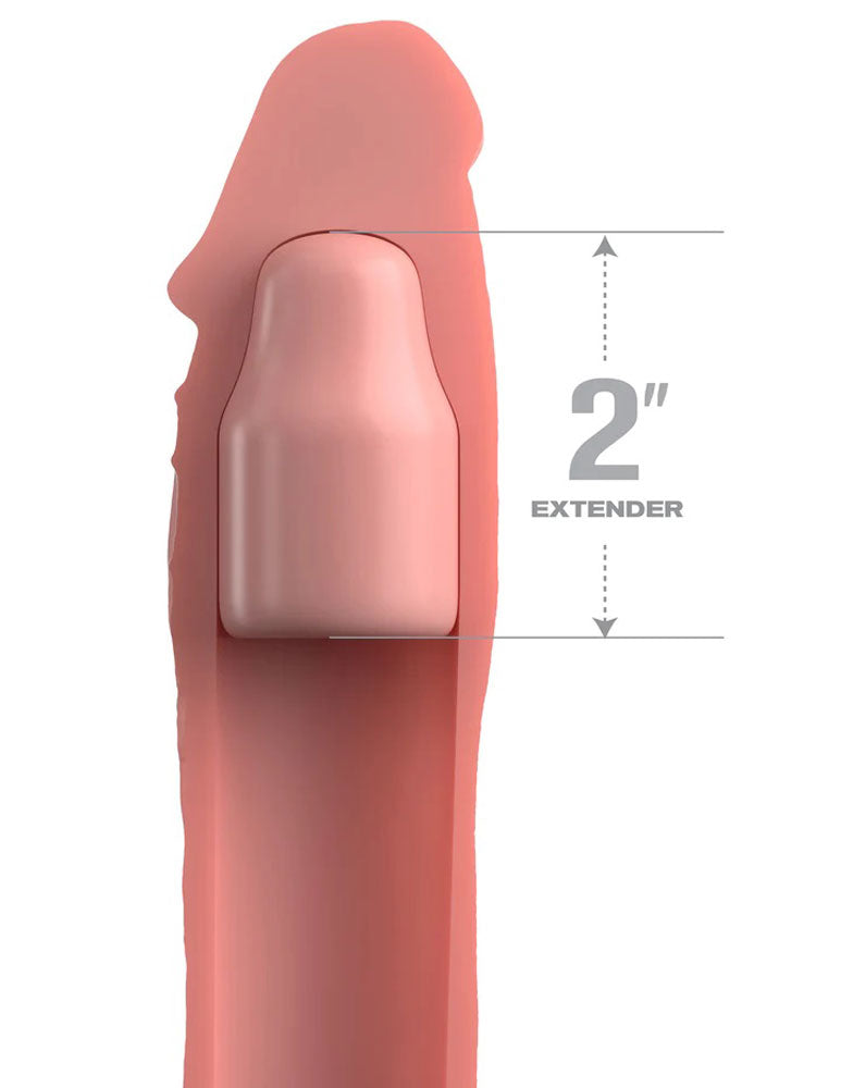 Fantasy X-Tensions Elite 6 Inch Extension With Strap - Light by Pipedream from LoveMart Co.