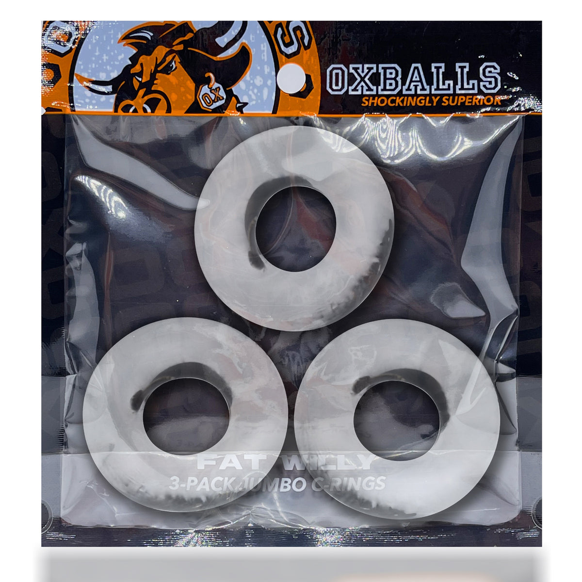 Fat Willy 3-Pack Jumbo C-Rings by Oxballs from LoveMart Co.
