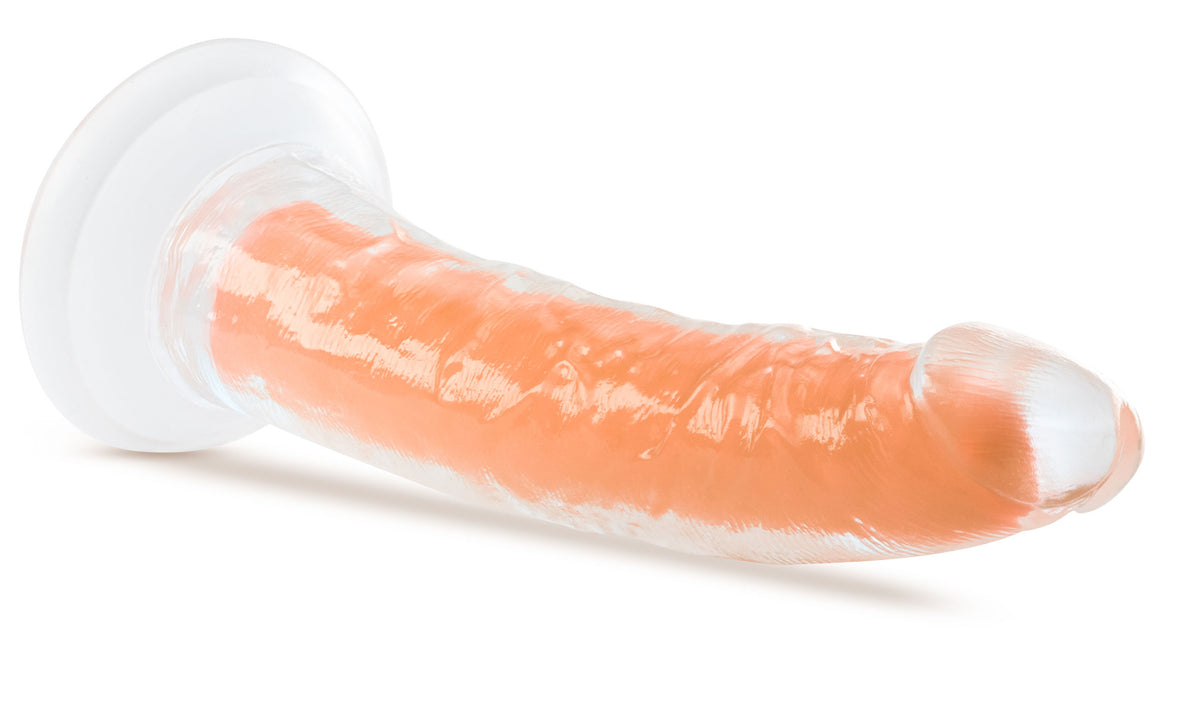 Neo Elite Glow in the Dark Lavo 7" Silicone Dual Density Dildo Neon by Blush from LoveMart Co.