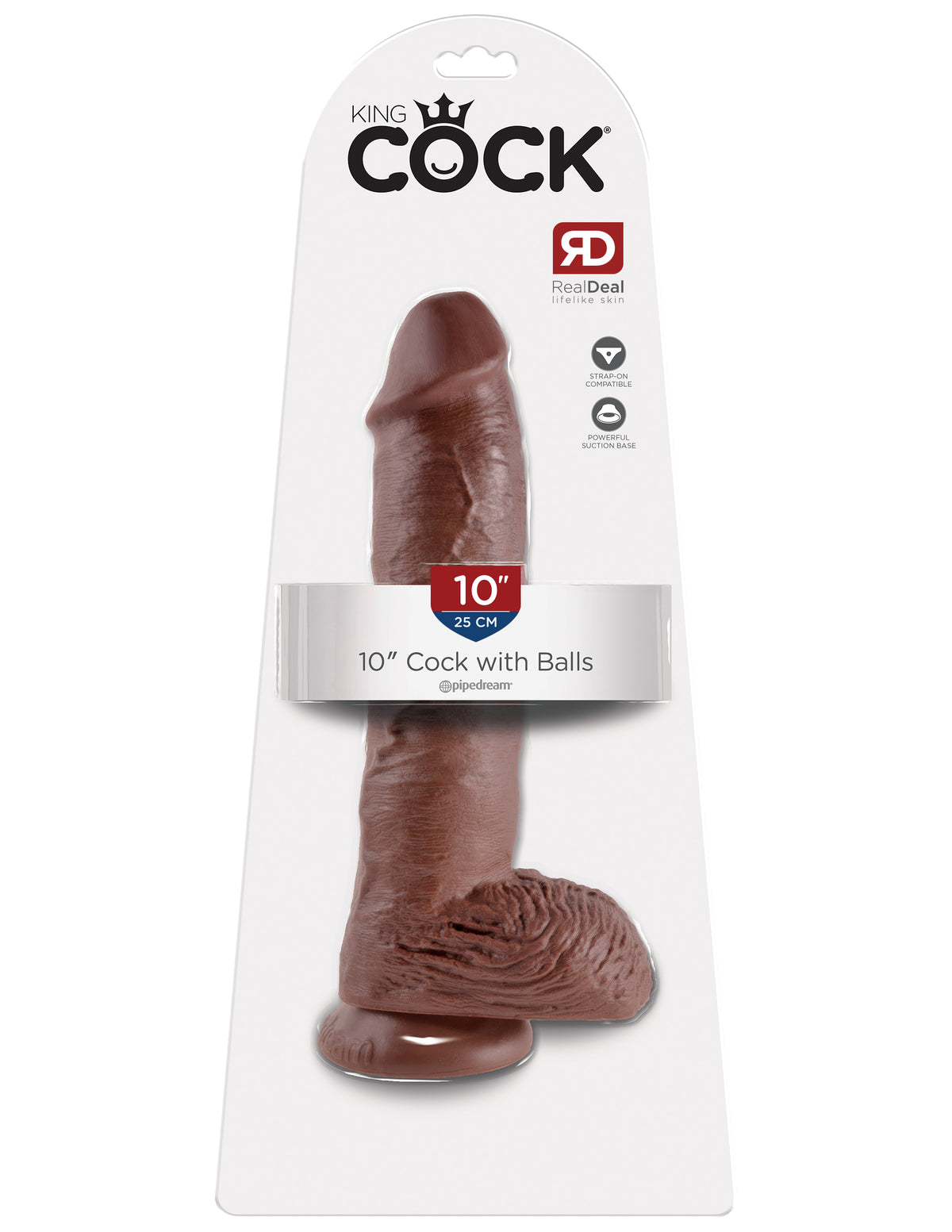 King Cock 10-Inch Cock With Balls by Pipedream from LoveMart Co.
