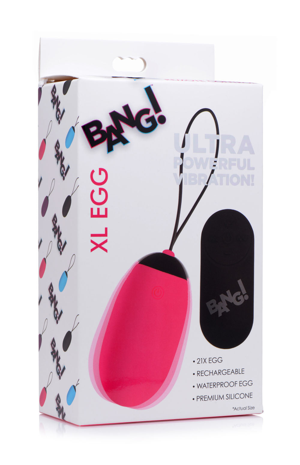 Bang XL Silicone Vibrating Egg by XR Brands from LoveMart Co.