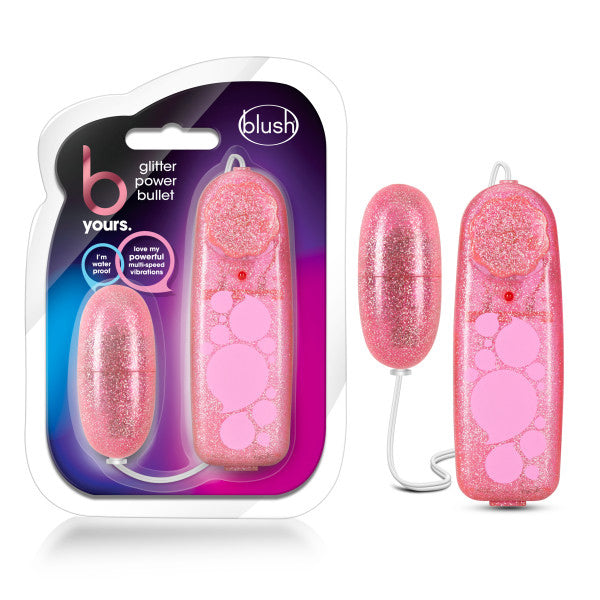 B Yours - Glitter Power Bullet by Blush from LoveMart Co.