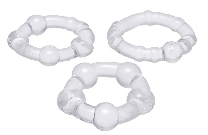 Performance Penis Ring Set of 3 by XR Brands from LoveMart Co.