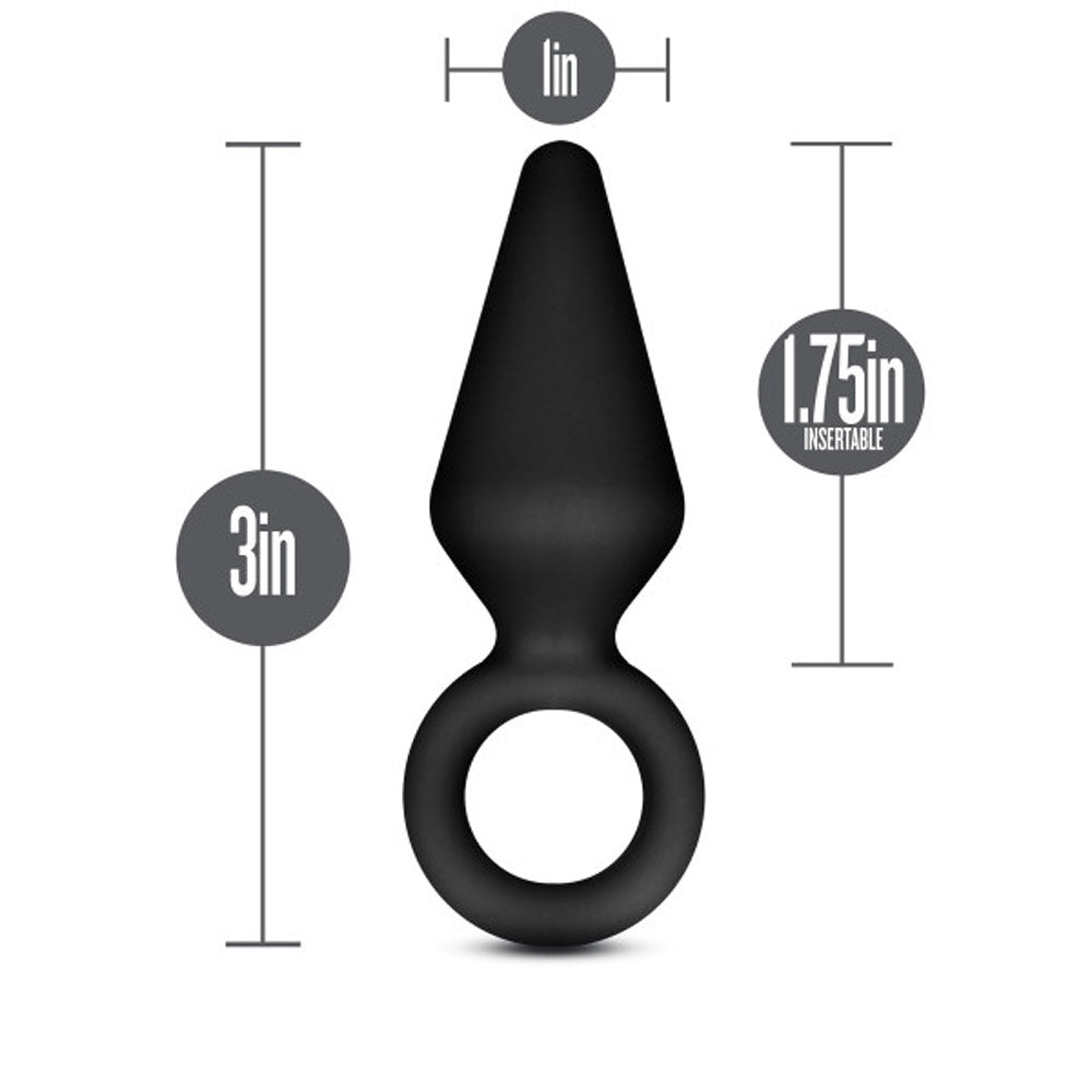 Anal Adventures - Platinum - Silicone Loop Plug - Small by Blush from LoveMart Co.