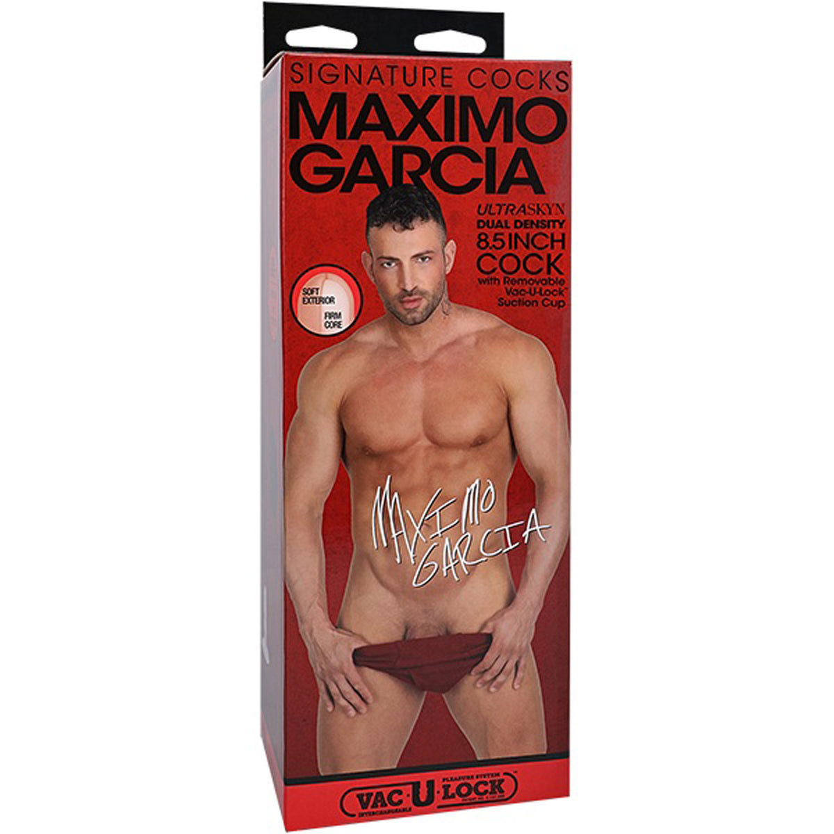 Signature Cocks Maximo Garcia 8.5" Cock w/ Vac-U-Lock Suction Cup by Doc Johnson from LoveMart Co.