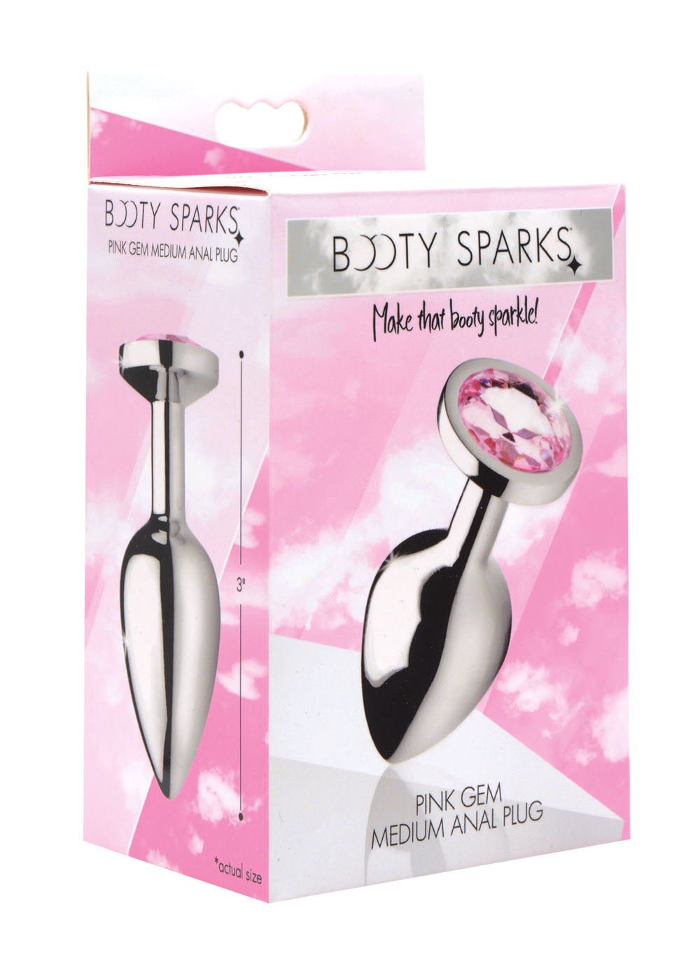 Gem Anal Plug - Medium by XR Brands from LoveMart Co.