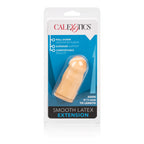 3 Inch Smooth Latex Extension - Ivory by CalExotics from LoveMart Co.