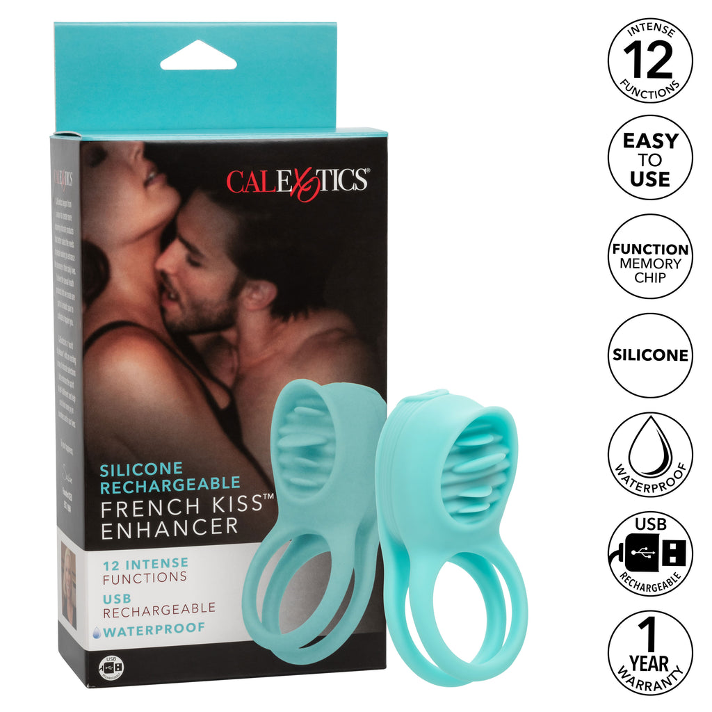 Silicone Rechargeable French Kiss Enhancer by CalExotics from LoveMart Co.