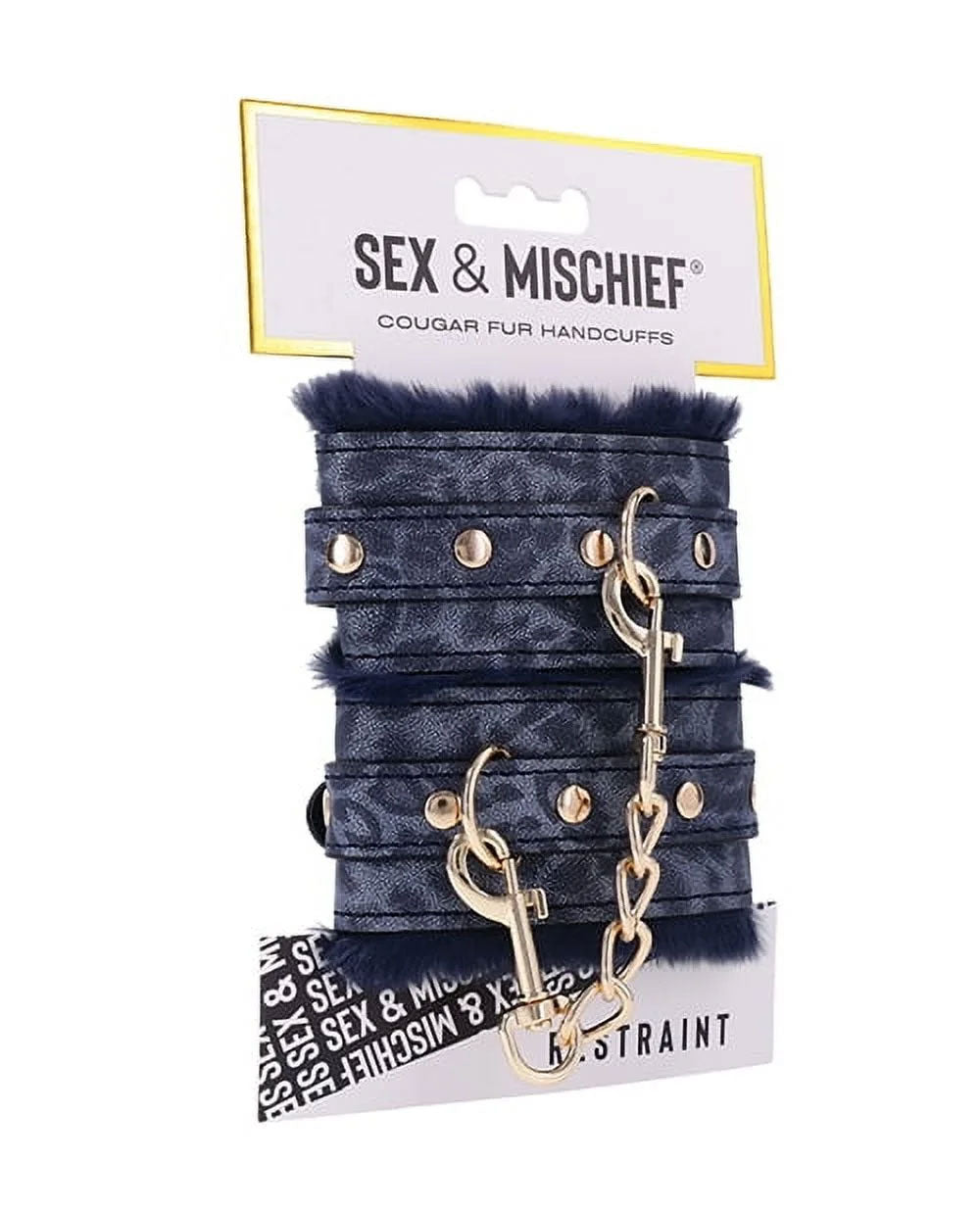 Cougar Fur Handcuffs by Sportsheets from LoveMart Co.