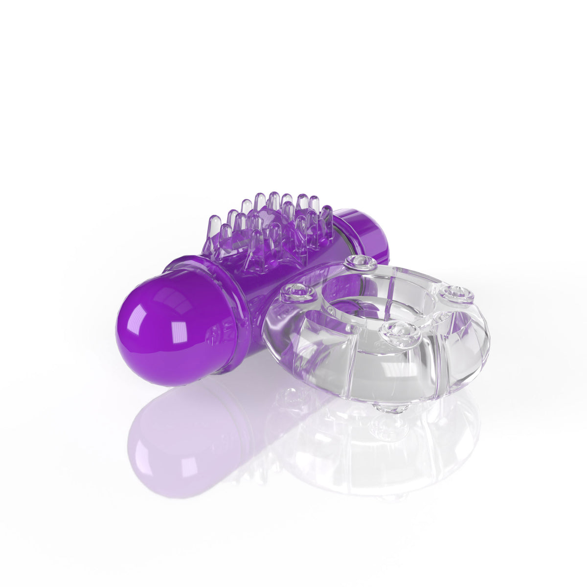 Screaming O 4b - Owow Super Powered Vibrating Ring - Grape by Screaming O from LoveMart Co.
