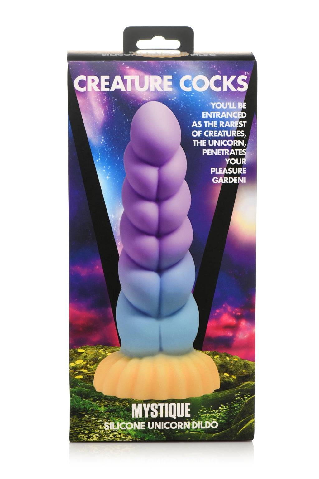 Mystique Silicone Unicorn Dildo by XR Brands from LoveMart Co.
