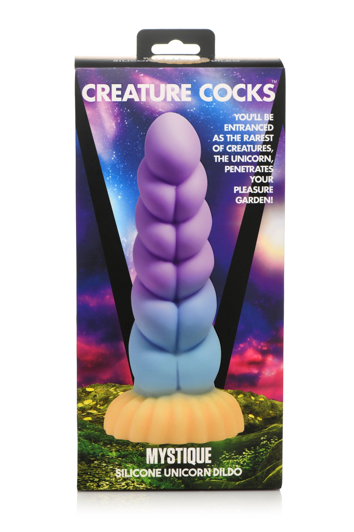 Mystique Silicone Unicorn Dildo by XR Brands from LoveMart Co.