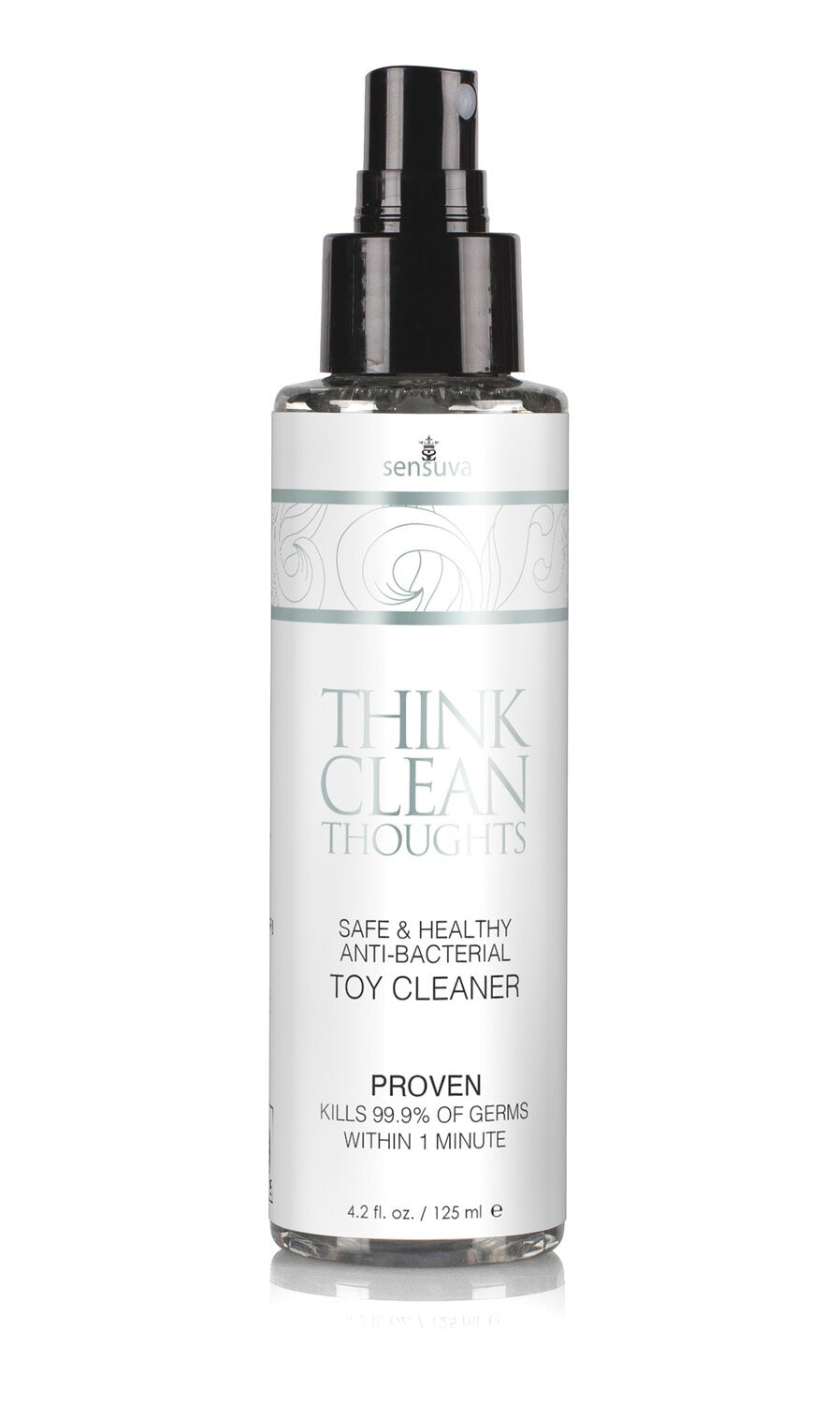 Think Clean Thoughts Toy Cleaner - 4.2 Oz. by Sensuva from LoveMart Co.