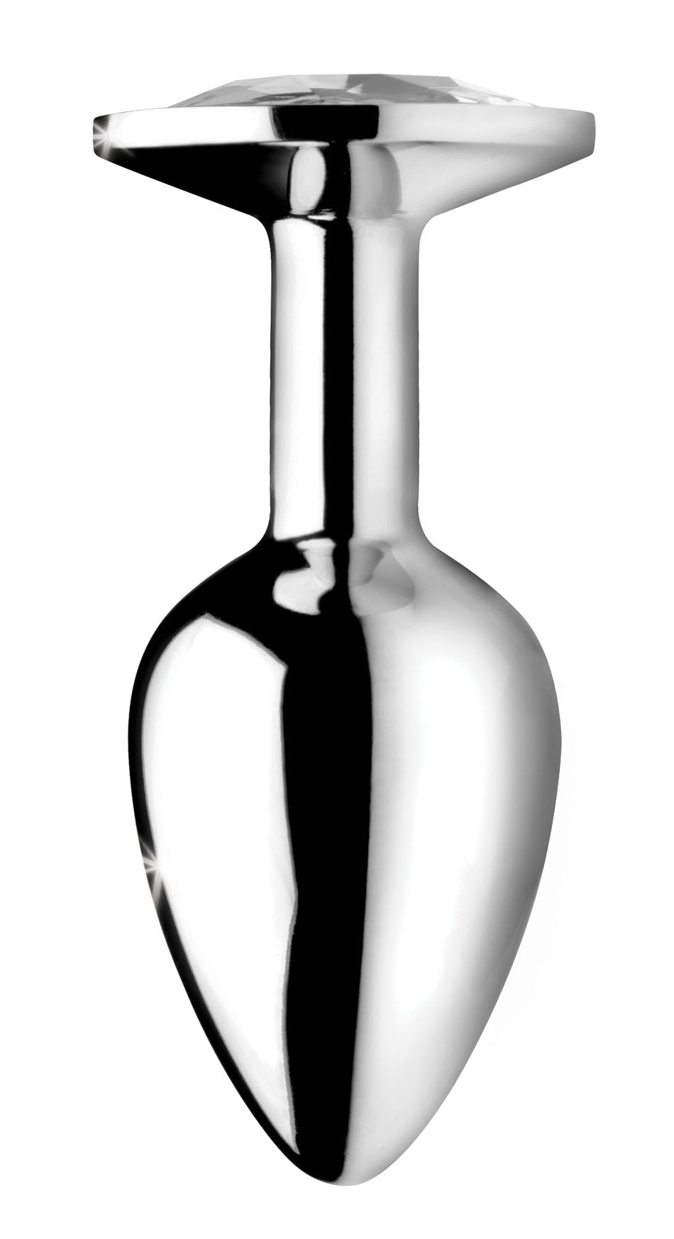 Clear Gem Anal Plug - Medium by XR Brands from LoveMart Co.