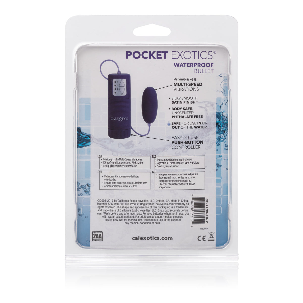 Waterproof Pocket Exotics Waterproof Bullet by CalExotics from LoveMart Co.