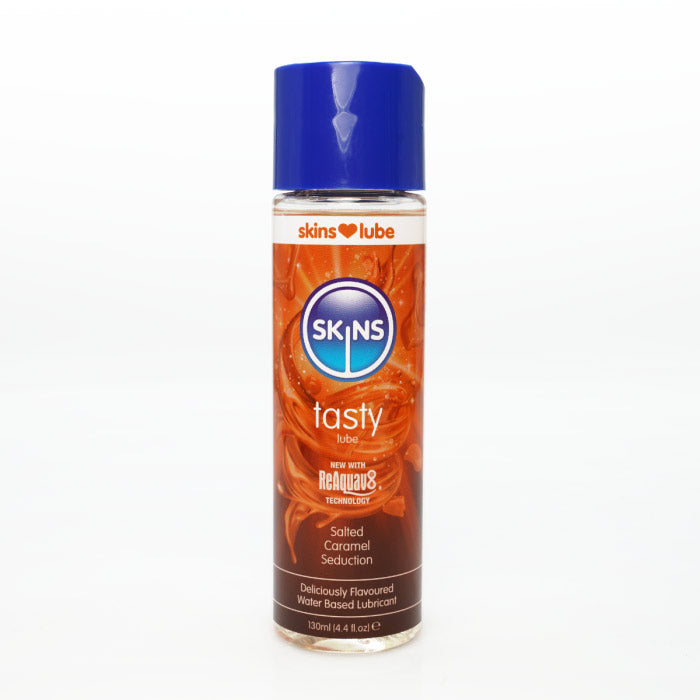Skins Salted Caramel Water Based Lubricant 4.4oz by Creative Conceptions from LoveMart Co.