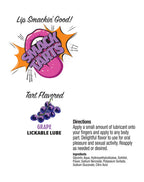 Smack Tarts 2oz Lickable Flavored Lubricant - Grape by Little Genie from LoveMart Co.