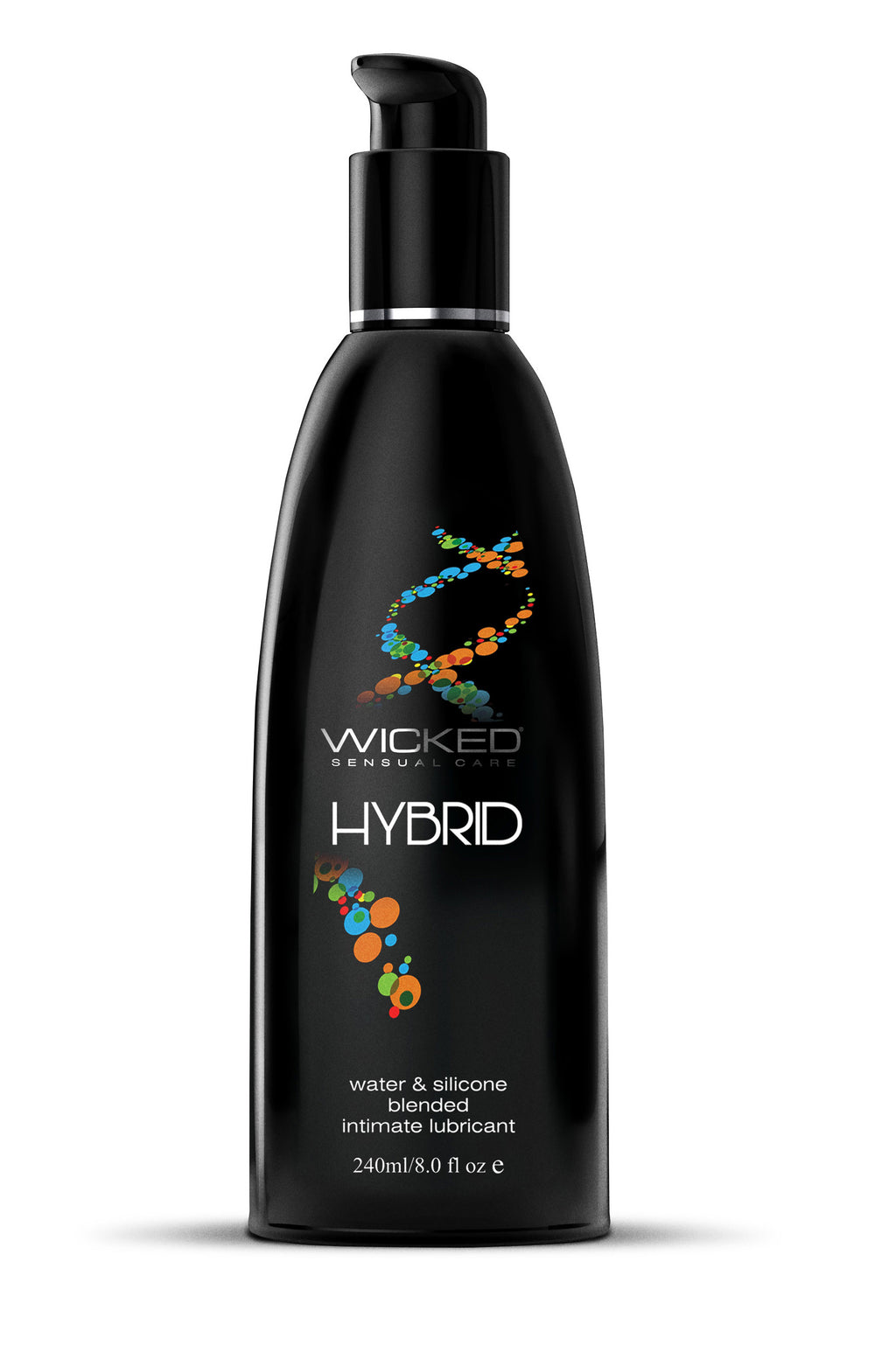 Hybrid Water and Silicone Blended Lubricant - 8 Fl. Oz. by Wicked Sensual Care from LoveMart Co.