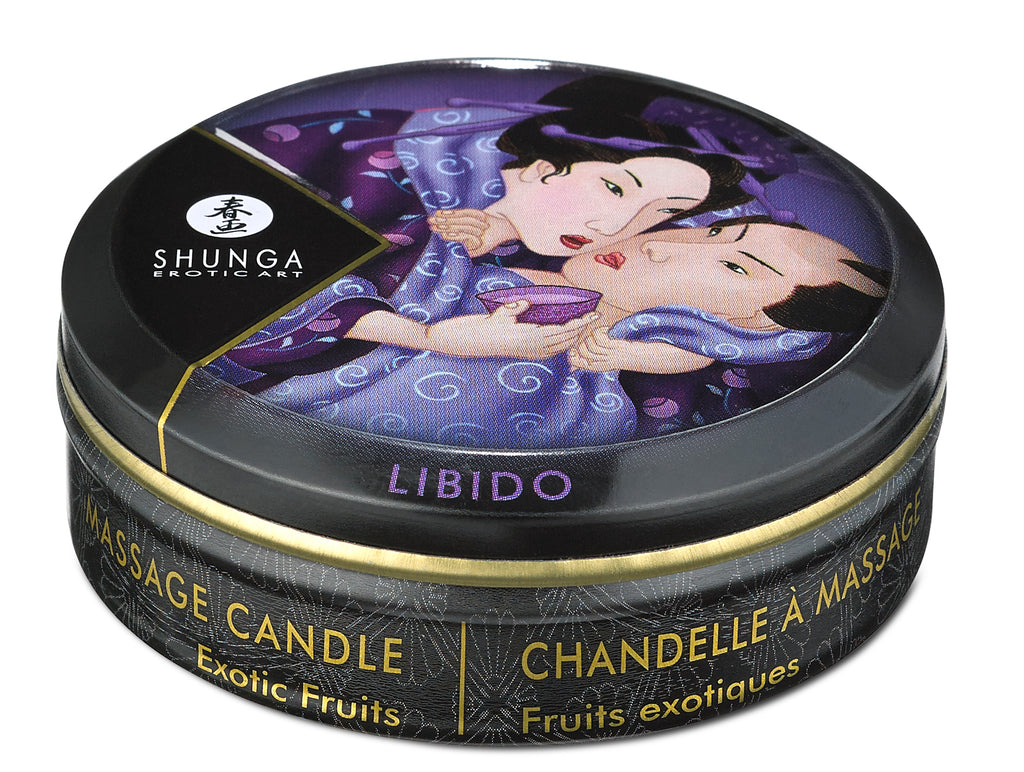 Mini Massage Candle - Libido - Exotic Fruits - 1 Fl. Oz. by Shunga from LoveMart Co.