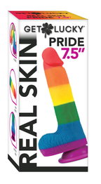 7.5" Pride Dildo - Rainbow by Viben from LoveMart Co.