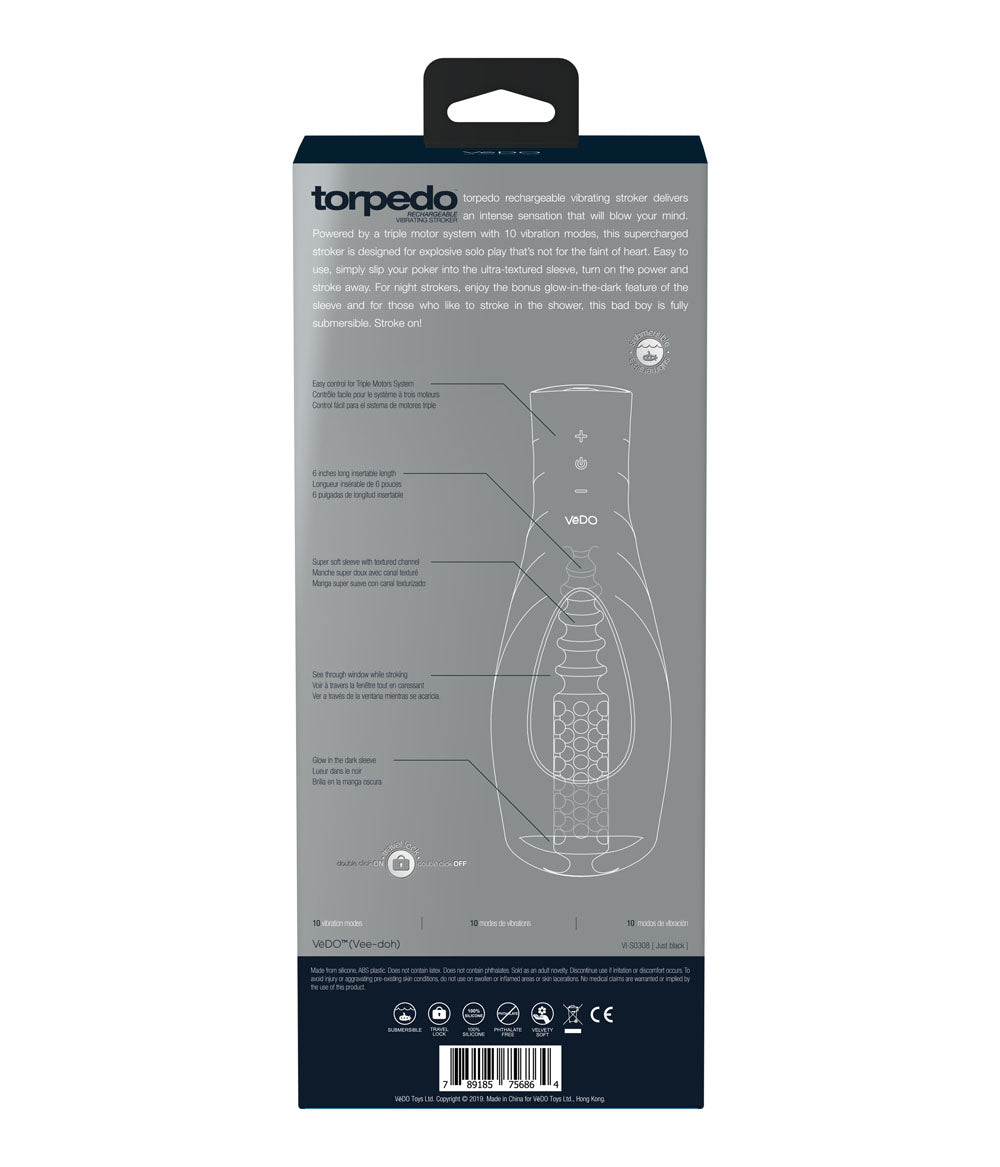 Torpedo Rechargeable Stroker - Just by VeDO from LoveMart Co.