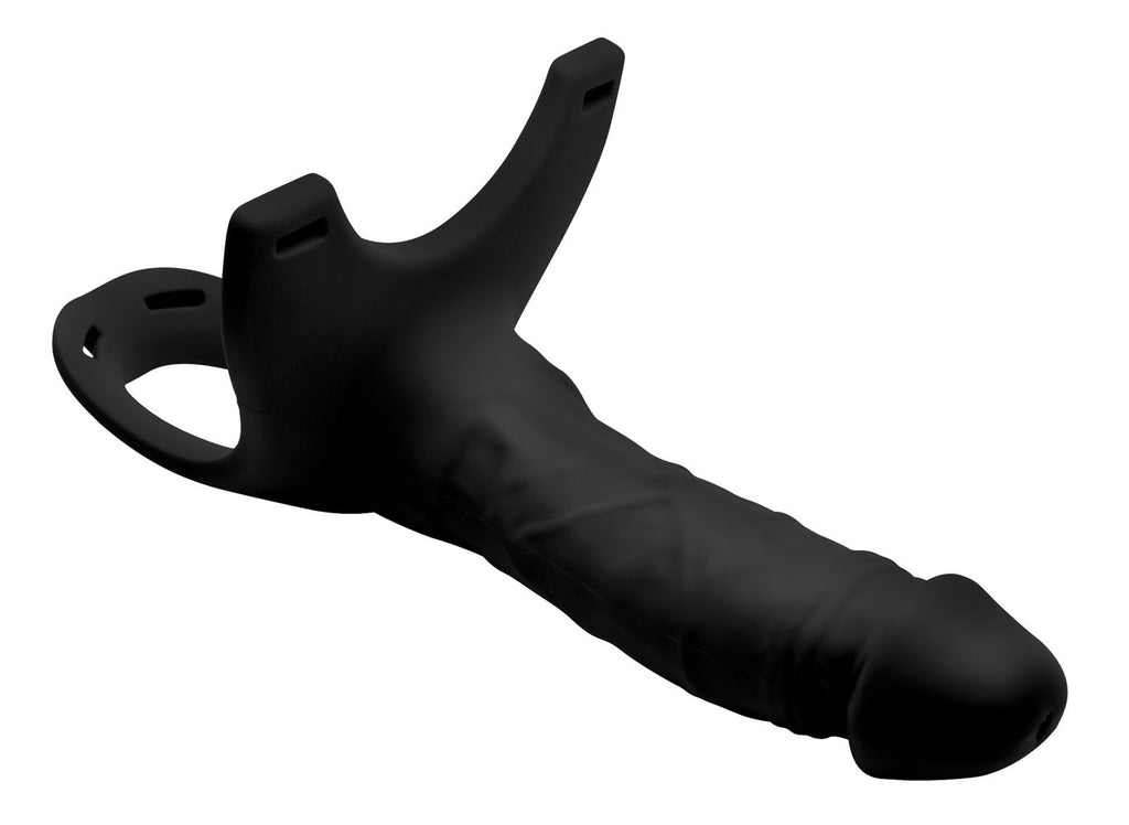 Hollow Silicone Dildo Strap-on by XR Brands from LoveMart Co.