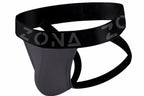 Charcoal Core Jockstrap - Medium by Zona Mens Underwear from LoveMart Co.
