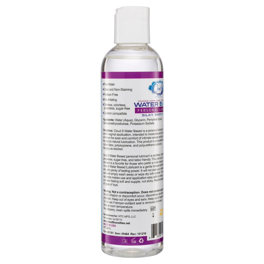 Cloud 9 Water Based Personal Lubricant 8 Fl. Oz. by Cloud 9 Novelties from LoveMart Co.