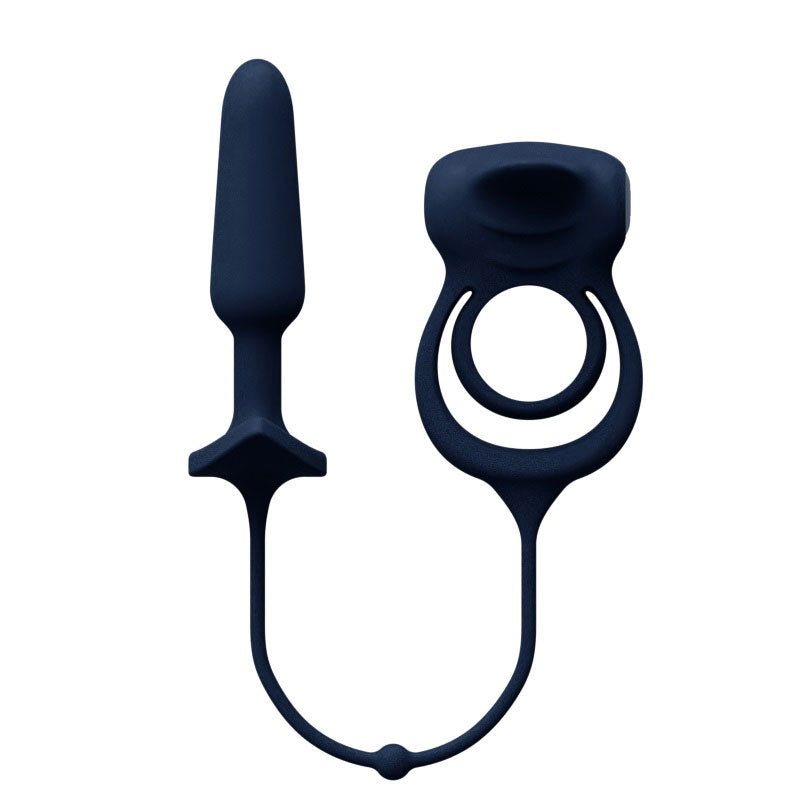 Humper Rechargeable Dual C-Ring With Anal Plug by VeDO from LoveMart Co.