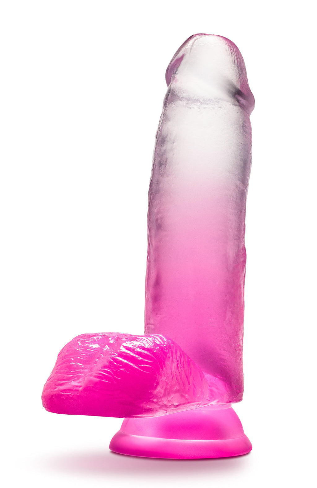 B Yours - Sugar Magnolia - 7 Inch Dildo - Fuchsia by Blush from LoveMart Co.