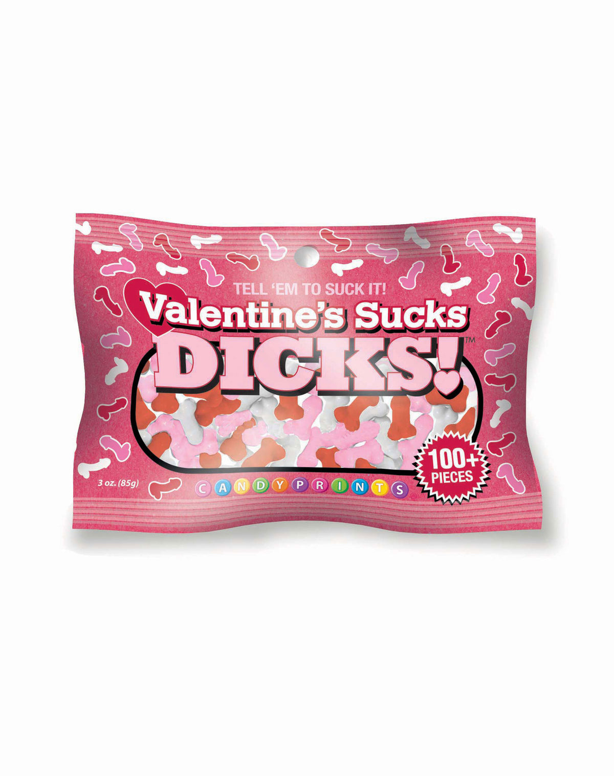 Valentines Sucks Dicks Candy 3oz Bag by Little Genie from LoveMart Co.