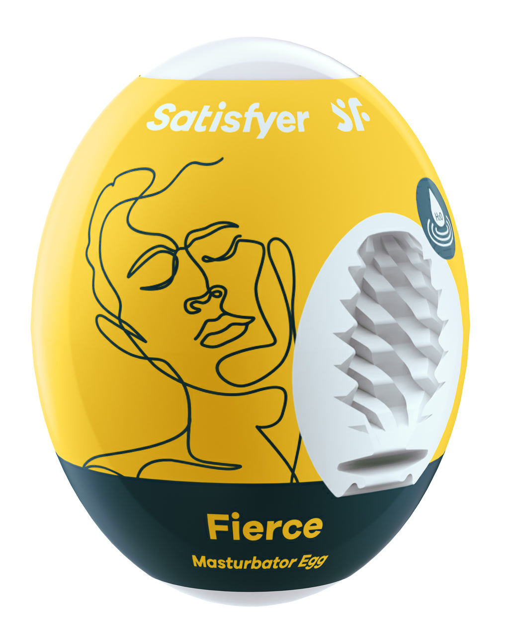 Satisfyer Masturbator Egg - Fierce by Satisfyer from LoveMart Co.